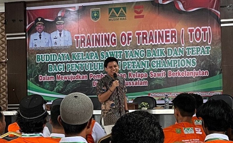 Adopsi Sistem GAP, Pemko Subulussalam dan Earthworm Gandeng Musim Mas Adakan ToT Bagi PPL