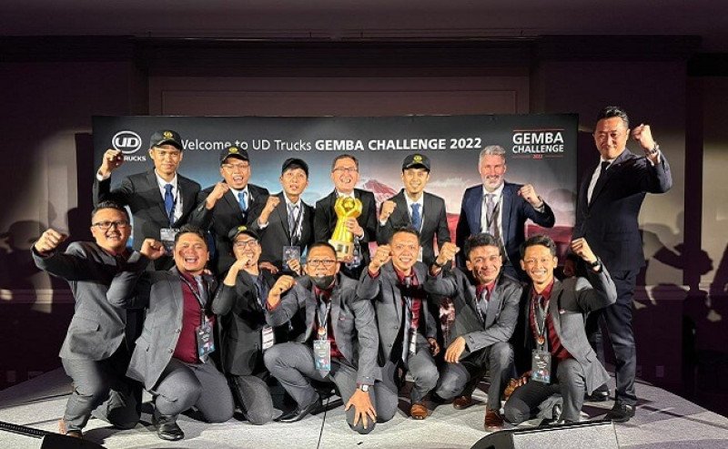 UD Trucks Indonesia Tutup Tahun 2022 dengan Kemenangan di Gemba Challenge 2022